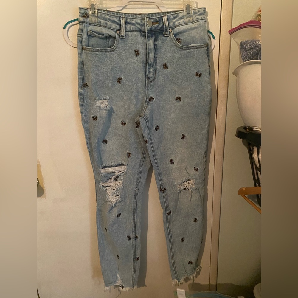 Material Girl Butterfly Jeans